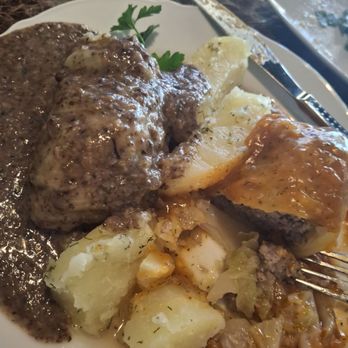 Krystyna’s Polish American Cuisine - Stuffed cabbage rolls with requested different sauce on each side. - Polish Near Me - Red Bluff, California Krystyna’s Polish American Cuisine - Stuffed cabbage rolls with requested different sauce on each side. - Polish Near Me - Red Bluff, California