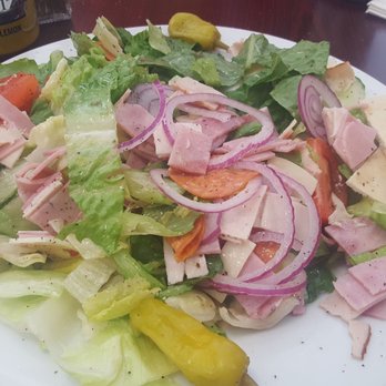 Hillside Grill - The antipasto was great, and Huge!  This is just my leftovers! - Greek Near Me - Northborough, Massachusetts