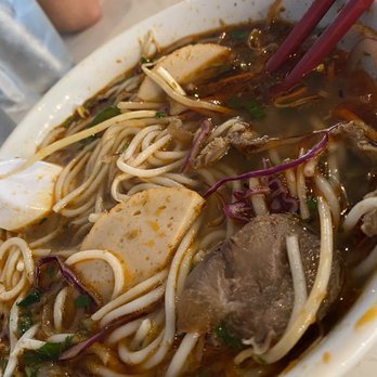 Pho Duc - Bun Bo Hue with 1 pork knuckle - Vietnamese Near Me - Grand Prairie, Texas Pho Duc - Bun Bo Hue with 1 pork knuckle - Vietnamese Near Me - Grand Prairie, Texas