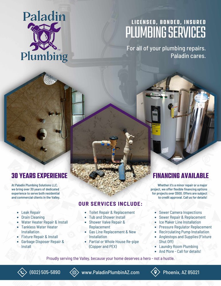 Paladin Plumbing Solutions - septic in Phoenix, AZ