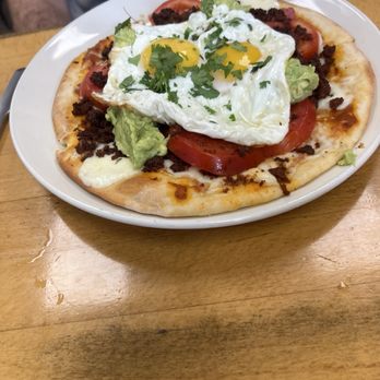 Brunch - Chorizo breakfast pizza - Breakfast & Brunch Near Me - Paso Robles, California