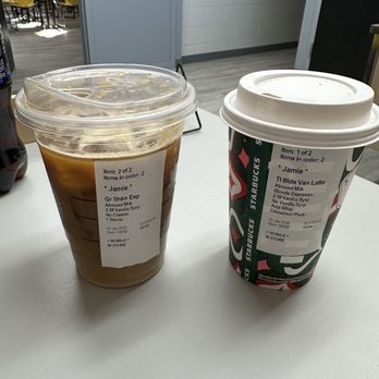 Starbucks - Shaken espresso & blonde vanilla latte - Coffee & Tea Near Me - Grove, Oklahoma Starbucks - Shaken espresso & blonde vanilla latte - Coffee & Tea Near Me - Grove, Oklahoma