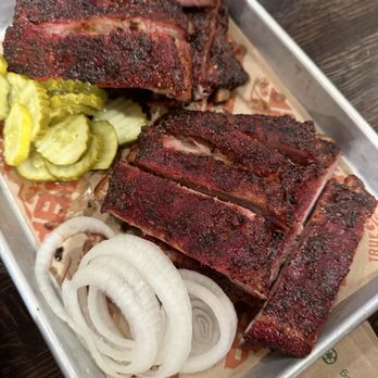 True Texas BBQ - Full Whole Rack St Louis Ribs - Barbeque Near Me - Pflugerville, Texas True Texas BBQ - Full Whole Rack St Louis Ribs - Barbeque Near Me - Pflugerville, Texas