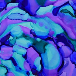 Elizabeth's Art Studio - Abstract using alcohol inks.