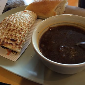 Panera Bread - French onion and southwest flat bread. - Salad Near Me - Beckley, West Virginia