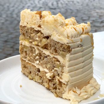 Bloomsday Cafe - Caramel, apple, pecan cake by Miss Wonka - brown sugar spice-cake, pink lady & gala apples, buttercream, caramel drizzle - Coffee & Tea Near Me - Philadelphia, Pennsylvania Bloomsday Cafe - Caramel, apple, pecan cake by Miss Wonka - brown sugar spice-cake, pink lady & gala apples, buttercream, caramel drizzle - Coffee & Tea Near Me - Philadelphia, Pennsylvania