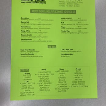 The Health Nut - Menu - Juice Bars & Smoothies Near Me - McAllen, Texas The Health Nut - Menu - Juice Bars & Smoothies Near Me - McAllen, Texas