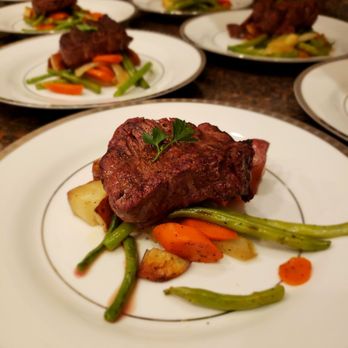 Primera Catering - Beef Tenderloin with Roasted Potatoes and Haricot Verts. - Caterers Near Me - Annandale, Virginia