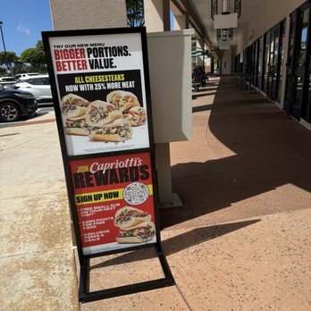 Capriotti's Sandwich Shop - Download the app for a free sub - Cheesesteaks Near Me - Kapolei, Hawaii Capriotti's Sandwich Shop - Download the app for a free sub - Cheesesteaks Near Me - Kapolei, Hawaii
