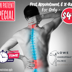 Lowe Chiropractic Clinic - New Patient Special $47 for Initial Exam and X-rays. Some restrictions do apply.