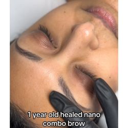 JN Beauty Artistry - 1 year old healed brows done by me