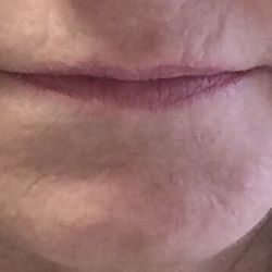 Simply the Best Permanent Cosmetics - Before full lip color.