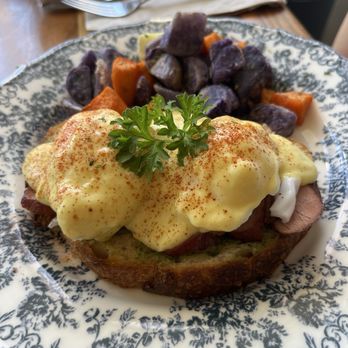 Peak - Smoked Duck Benedict - Thai Near Me - Alameda, California Peak - Smoked Duck Benedict - Thai Near Me - Alameda, California