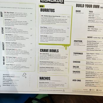 Condado Tacos - Menu - Tacos Near Me - Louisville, Kentucky Condado Tacos - Menu - Tacos Near Me - Louisville, Kentucky