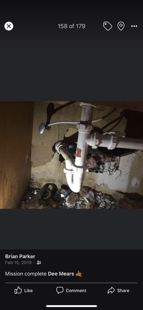 Slide of Parker's Plumbing Repairs