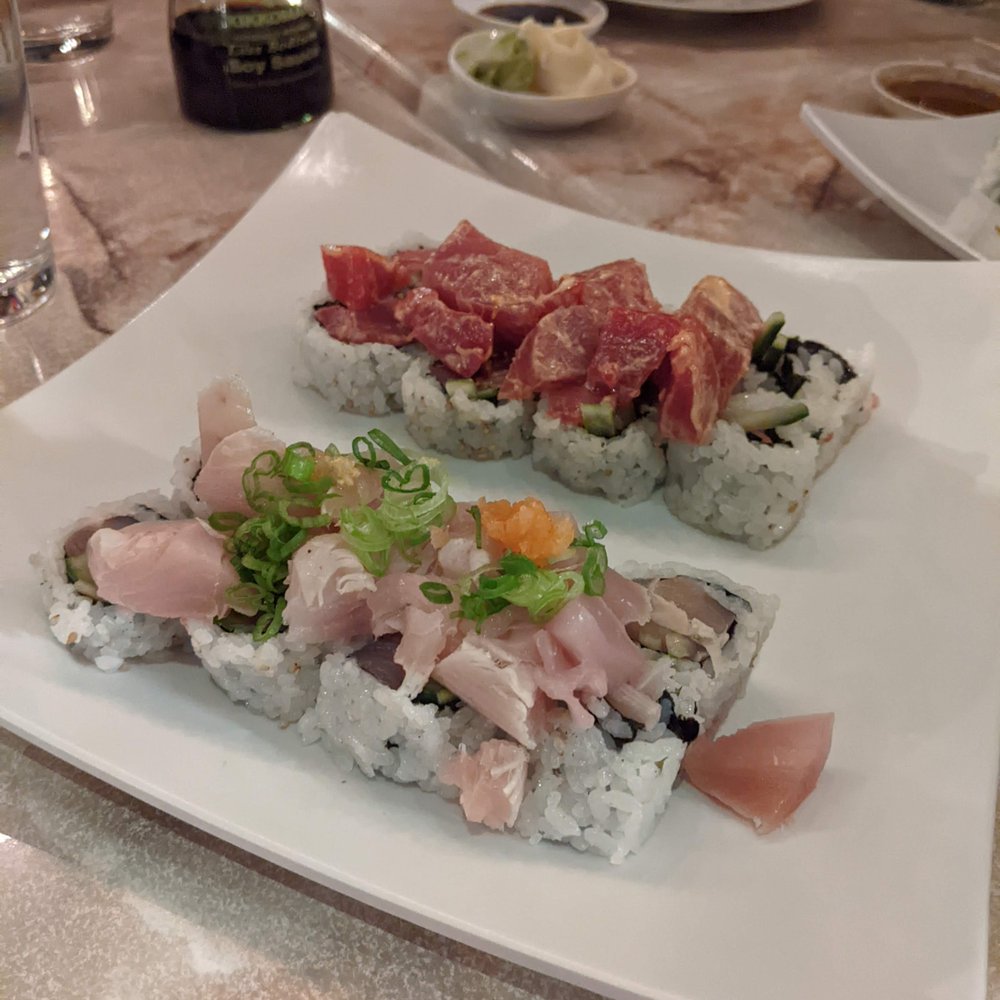 Sushi Sen - Chunky yellowtail and chunky spicy salmon rolls - Sushi Bars Near Me - Scottsdale, Arizona Sushi Sen - Chunky yellowtail and chunky spicy salmon rolls - Sushi Bars Near Me - Scottsdale, Arizona