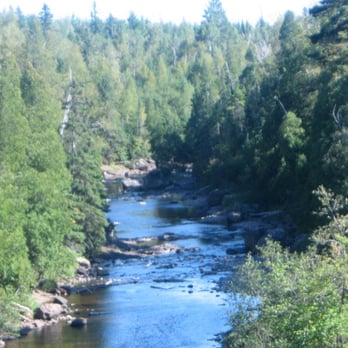 Tettegouche State Park - From the top of a waterfall looking down. - Parks Near Me - Silver Bay, Minnesota Tettegouche State Park - From the top of a waterfall looking down. - Parks Near Me - Silver Bay, Minnesota