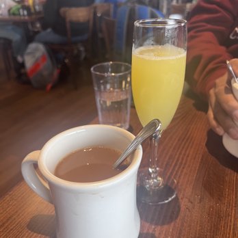 Eagle Cafe - mimosas with coffee - New American Near Me - San Francisco, California Eagle Cafe - mimosas with coffee - New American Near Me - San Francisco, California