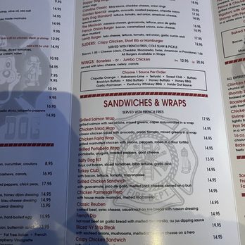 Salty Dog Bar and Restaurant - menu - Sports Bars Near Me - Brooklyn, New York Salty Dog Bar and Restaurant - menu - Sports Bars Near Me - Brooklyn, New York