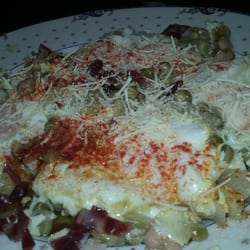 Casa Ruiz - Habitas con huevo y jamón