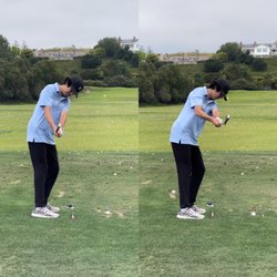 OCPGI Golf Institute - P2 adjustments... (Left picture after)