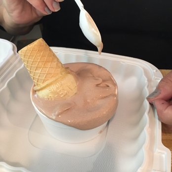Giant Burger - This is the ice cream cone they served us today. Yuck. - Burgers Near Me - Arnold, California Giant Burger - This is the ice cream cone they served us today. Yuck. - Burgers Near Me - Arnold, California