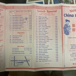 China King - Menu of 12/7/25