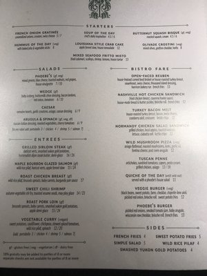 Menu photo 6 Phoebe's Restaurant & Coffee Lounge Syracuse, NY Menu photo 6 Phoebe's Restaurant & Coffee Lounge Syracuse, NY