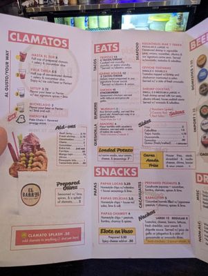 Menu photo 3 El Barril Snack Bar El Paso, TX Menu photo 3 El Barril Snack Bar El Paso, TX
