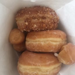 Look at my glazed crumb donut so bomb Look at my glazed crumb donut so bomb