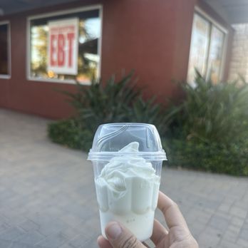 McDonald's - Half size Sunday. Costing almost $4 . - Fast Food Near Me - Chino, California McDonald's - Half size Sunday. Costing almost $4 . - Fast Food Near Me - Chino, California