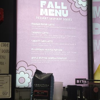 Bite Food & Coffee - Fall menu (contains inaccurate descriptions) - Coffee & Tea Near Me - Hackensack, New Jersey