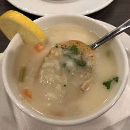 Lemon Chicken & Rice Soup