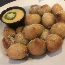Free Pretzel Bites w/ spicy cheese sauce