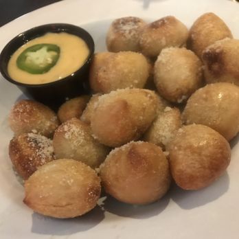Mellow Mushroom - Free Pretzel Bites w/ spicy cheese sauce - Pizza Near Me - Tempe, Arizona