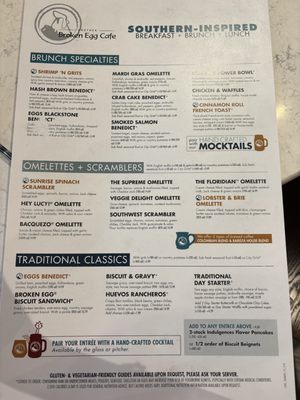 Menu photo 1 Another Broken Egg Cafe Port Orange, FL