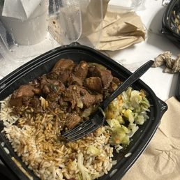 Brown Stew Chicken Bowl