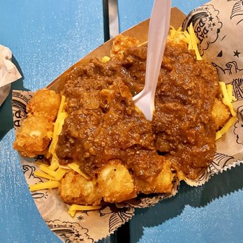 Dat Dog - Dat Dog, Magazine Street. A small Chili-Cheese Tots ($5.00) ... plenty to share. - Hot Dogs Near Me - New Orleans, Louisiana Dat Dog - Dat Dog, Magazine Street. A small Chili-Cheese Tots ($5.00) ... plenty to share. - Hot Dogs Near Me - New Orleans, Louisiana