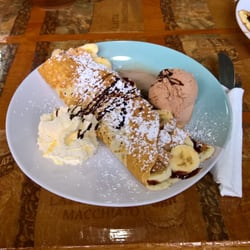 The Coffee Barn Gelateria - Banana Choc Crunch Pancake. With Mars Gelato