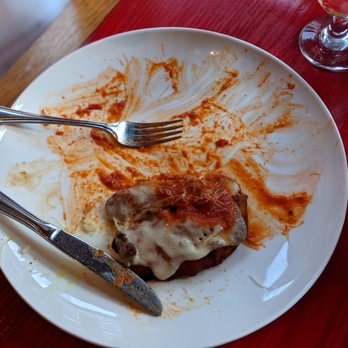 Bacco Ristorante & Bar - My niece as smaller appetite than the rest of us... I would have finished hers but saving room for dessert! - Italian Near Me - Boston, Massachusetts