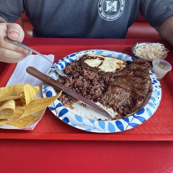 QS Grill Steak - Carne asada with gallo pinto - Nicaraguan Near Me - Omaha, Nebraska QS Grill Steak - Carne asada with gallo pinto - Nicaraguan Near Me - Omaha, Nebraska