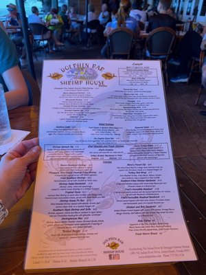 Menu photo 1 Dolphin Bar and Shrimp House Jensen Beach, FL