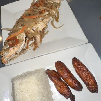 Ocho Rios Jerk Spot - Snapper Meal- Extra Large, White Rice, Plantain - Caribbean Near Me - Phoenix, Arizona Ocho Rios Jerk Spot - Snapper Meal- Extra Large, White Rice, Plantain - Caribbean Near Me - Phoenix, Arizona