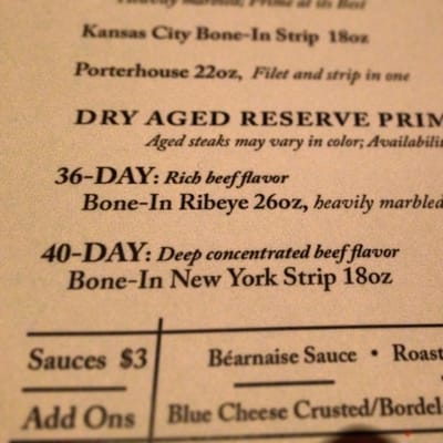 Menu photo 4 Hyde Park Prime Steakhouse Westlake, OH Menu photo 4 Hyde Park Prime Steakhouse Westlake, OH