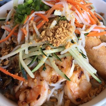 Goji Kitchen - G8. Grilled Pork, Prawns, Imperial Rolls with Rice Vermicelli - Asian Fusion Near Me - Santa Rosa, California Goji Kitchen - G8. Grilled Pork, Prawns, Imperial Rolls with Rice Vermicelli - Asian Fusion Near Me - Santa Rosa, California