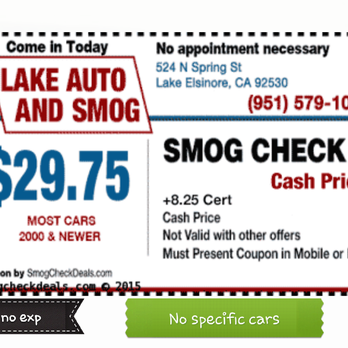 Lake Auto and Smog - I added the tags no specific car. Guys said not my truck. No expectation date. - Auto Repair Near Me - Lake Elsinore, California Lake Auto and Smog - I added the tags no specific car. Guys said not my truck. No expectation date. - Auto Repair Near Me - Lake Elsinore, California