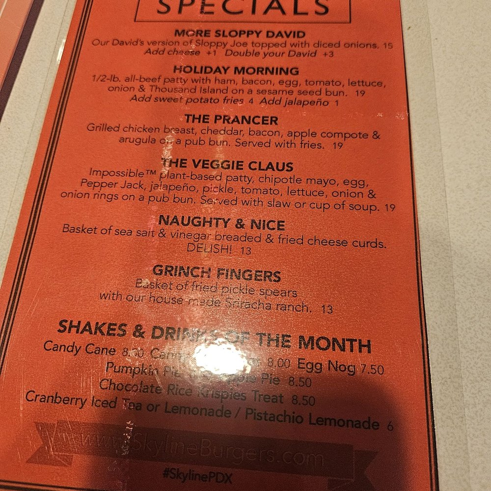 Skyline Restaurant - Burgers Near Me - Portland, Oregon Skyline Restaurant - Burgers Near Me - Portland, Oregon