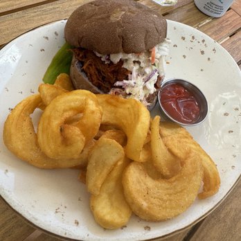 Tikis Grill & Bar - BBQ Pork Sandwich - Seafood Near Me - Honolulu, Hawaii Tikis Grill & Bar - BBQ Pork Sandwich - Seafood Near Me - Honolulu, Hawaii