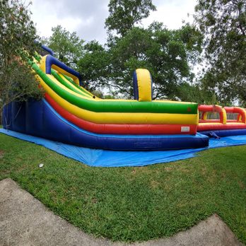 Celebration Party Rental - Rip tide run out slide - Bounce House Rentals Near Me - Jacksonville, Florida