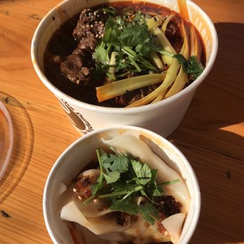 The Dumpling Lady - Chengdu style dumplings and Nei Jiang Beef Noodle Soup lunch combo. - Szechuan Near Me - Charlotte, North Carolina